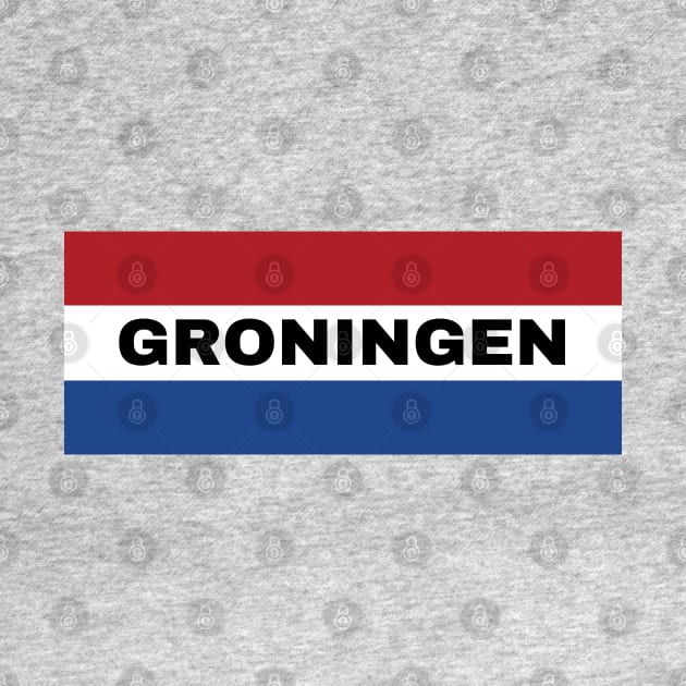 Groningen City in Dutch Flag by aybe7elf